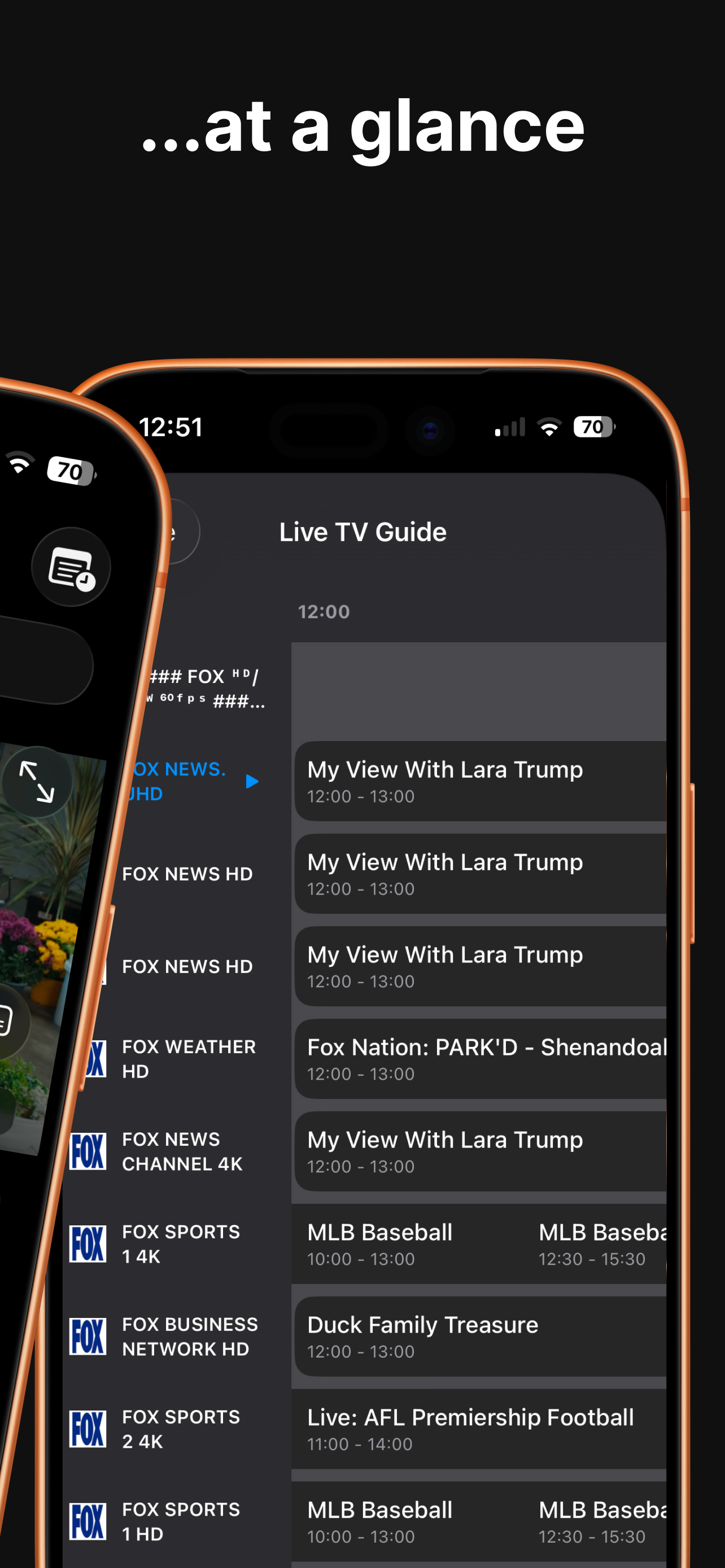 دليل البرامج في IPTV Pro